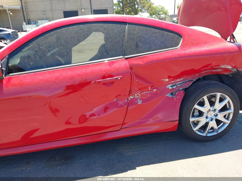 2012 Infiniti G VIN JN1CV6EL0CM472915 IAAI salvage auction — SIDE, Wait Title, sold $750 on 2026-07-31 (photo 6)