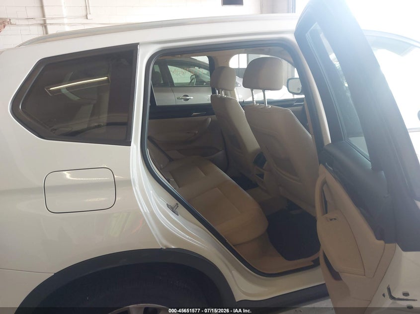 2014 BMW X3 VIN 5UXWX9C58E0D13565 IAAI salvage auction — RIGHT FRONT, Clear (Minnesota), sold $550 on 2026-07-29 (photo 8)