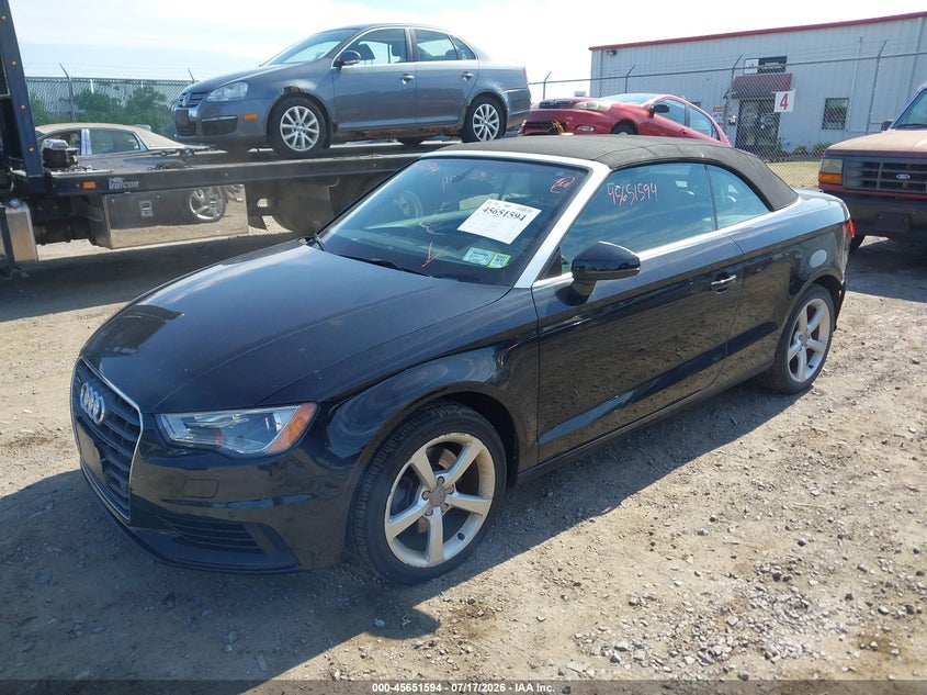 2015 Audi A3 VIN WAU7FLFF2F1076040 IAAI salvage auction — REAR END, Salvage Title, sold $2,950 on 2026-08-01 (photo 2)