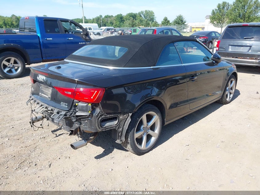 2015 Audi A3 VIN WAU7FLFF2F1076040 IAAI salvage auction — REAR END, Salvage Title, sold $2,950 on 2026-08-01 (photo 4)