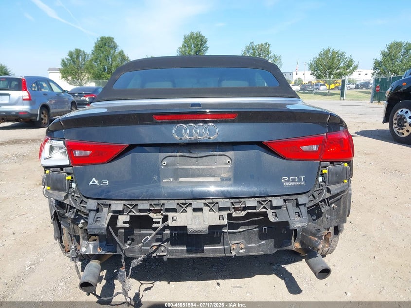 2015 Audi A3 VIN WAU7FLFF2F1076040 IAAI salvage auction — REAR END, Salvage Title, sold $2,950 on 2026-08-01 (photo 6)