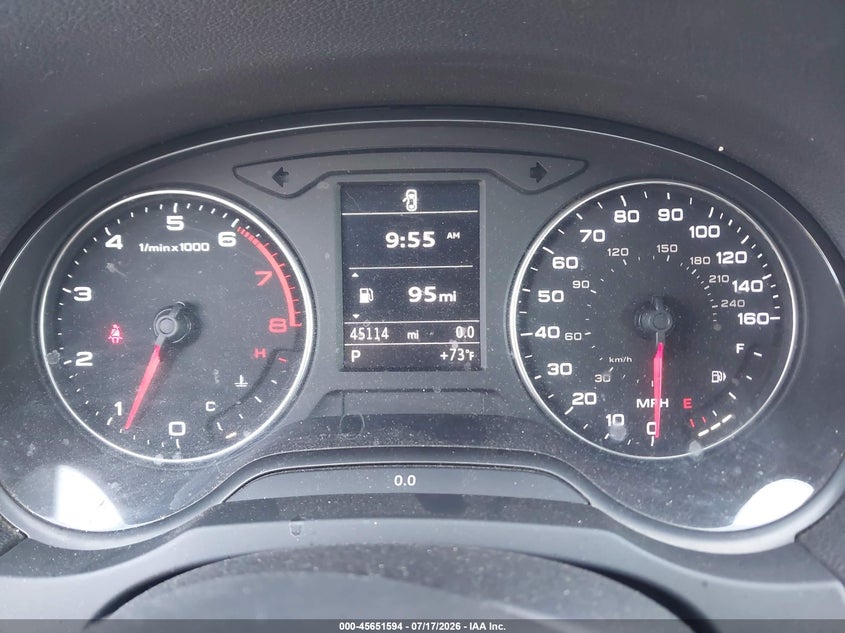 2015 Audi A3 VIN WAU7FLFF2F1076040 IAAI salvage auction — REAR END, Salvage Title, sold $2,950 on 2026-08-01 (photo 7)
