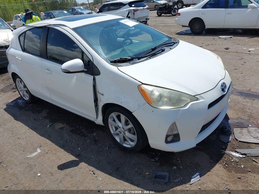 2012 Toyota Prius c VIN JTDKDTB35C1009426 IAAI salvage auction — NORMAL WEAR, Clear (New Mexico), sold $2,700 on 2026-07-20 (photo 1)