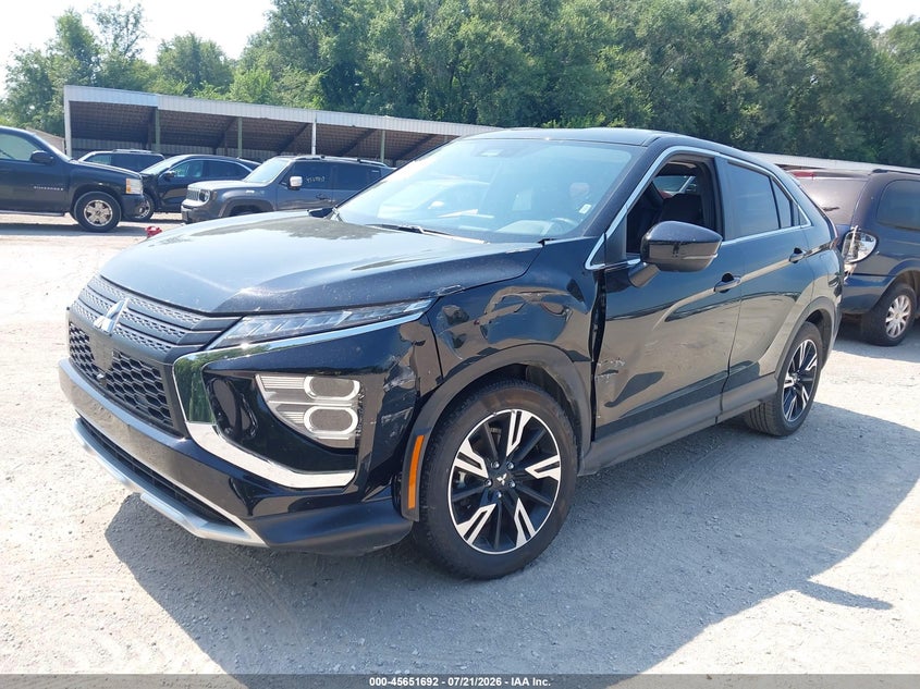 2025 Mitsubishi Eclipse cross VIN JA4ATWAA7SZ042261 IAAI salvage auction — RIGHT FRONT, Enterprise Vehicles Clear Only (Indiana), sold $13,000 on 2026-07-29 (photo 2)