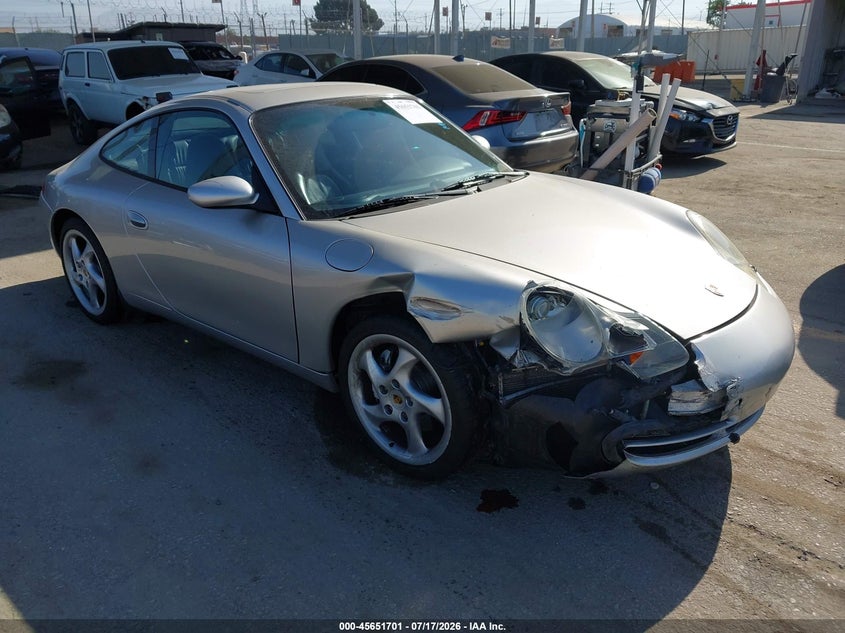 2001 Porsche 911 VIN WP0AA29981S623368 IAAI salvage auction — RIGHT FRONT, Salvage (California), sold $6,000 on 2026-07-31 (photo 1)