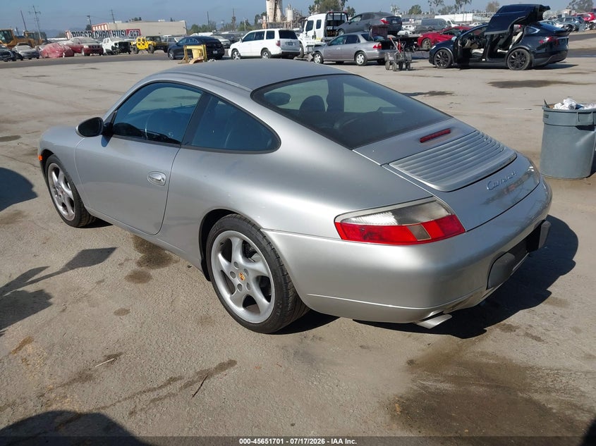 2001 Porsche 911 VIN WP0AA29981S623368 IAAI salvage auction — RIGHT FRONT, Salvage (California), sold $6,000 on 2026-07-31 (photo 3)