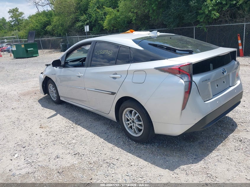 2018 Toyota Prius VIN JTDKBRFU6J3604802 IAAI salvage auction — FRONT END, Salvage Title, sold $2,000 on 2026-07-28 (photo 3)