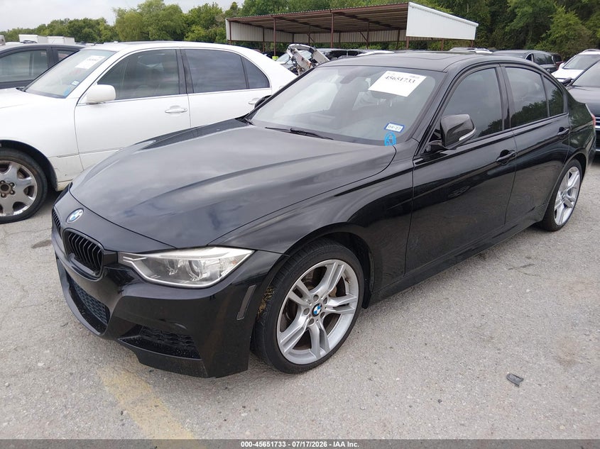 2013 BMW 3 series VIN WBA3A9C59DF477144 IAAI salvage auction — NORMAL WEAR, Original (Texas), sold $2,075 on 2026-07-27 (photo 2)
