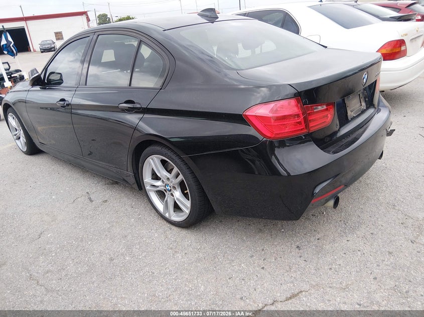2013 BMW 3 series VIN WBA3A9C59DF477144 IAAI salvage auction — NORMAL WEAR, Original (Texas), sold $2,075 on 2026-07-27 (photo 3)