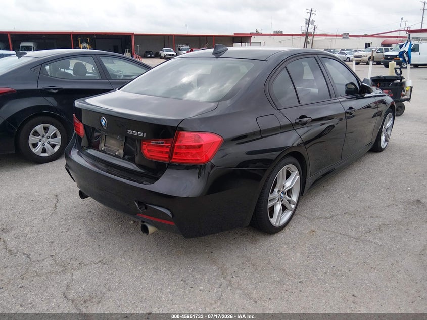 2013 BMW 3 series VIN WBA3A9C59DF477144 IAAI salvage auction — NORMAL WEAR, Original (Texas), sold $2,075 on 2026-07-27 (photo 4)