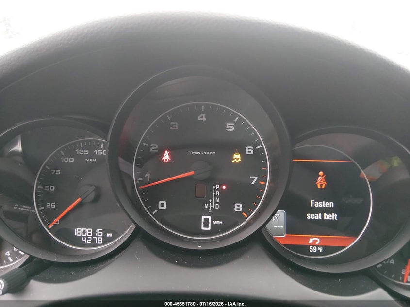 2012 Porsche Cayenne VIN WP1AA2A28CLA12735 IAAI salvage auction — NORMAL WEAR, Clear (Washington), sold $500 on 2026-07-29 (photo 7)