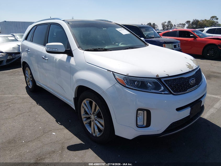 2014 Kia Sorento VIN 5XYKW4A7XEG439010 IAAI salvage auction — NORMAL WEAR, Clear - Dealer Only (California), sold $1,300 on 2026-07-30 (photo 1)