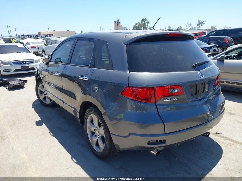 2008 Acura Rdx VIN 5J8TB18518A001050 IAAI salvage auction — FRONT END, Salvage (California), sold $475 on 2026-07-31 (photo 3)