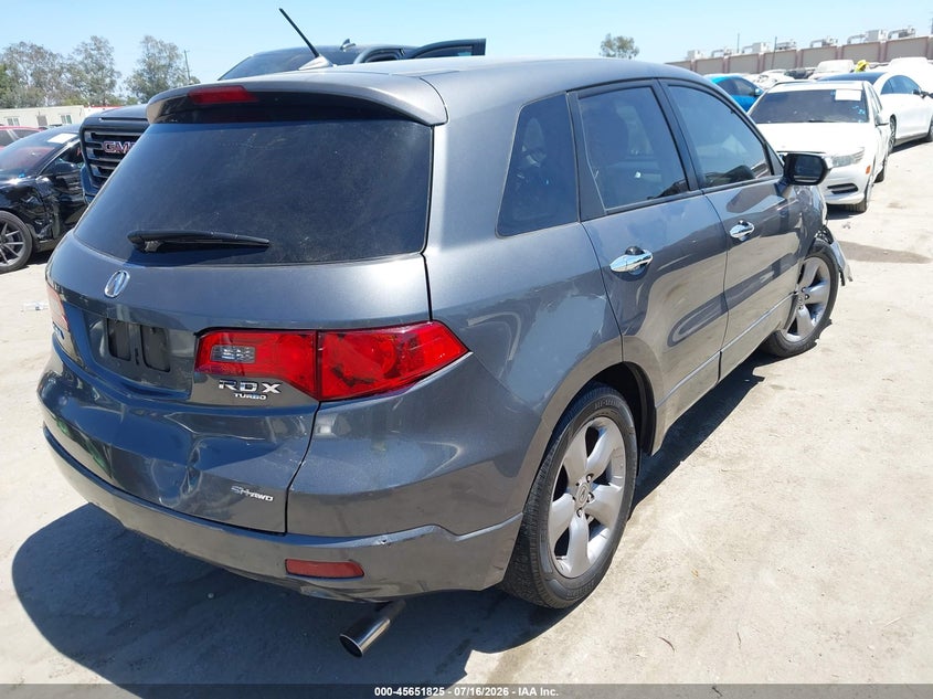 2008 Acura Rdx VIN 5J8TB18518A001050 IAAI salvage auction — FRONT END, Salvage (California), sold $475 on 2026-07-31 (photo 4)