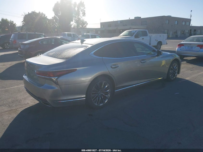 2018 Lexus Ls VIN JTHB51FF4J5005250 IAAI salvage auction — NORMAL WEAR, Clear - Dealer Only (California), sold $11,300 on 2026-07-29 (photo 4)