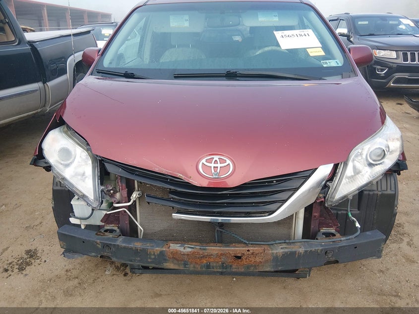 2013 Toyota Sienna VIN 5TDJK3DC5DS055941 IAAI salvage auction — NORMAL WEAR, Clear-Dealer Only (West Virginia), sold $25 on 2026-07-23 (photo 6)