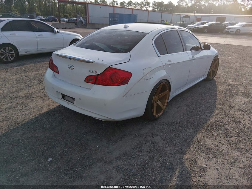 2010 Infiniti G37 VIN JN1CV6AP5AM203623 IAAI salvage auction — NORMAL WEAR, Clear (Florida), sold $25 on 2026-07-28 (photo 4)