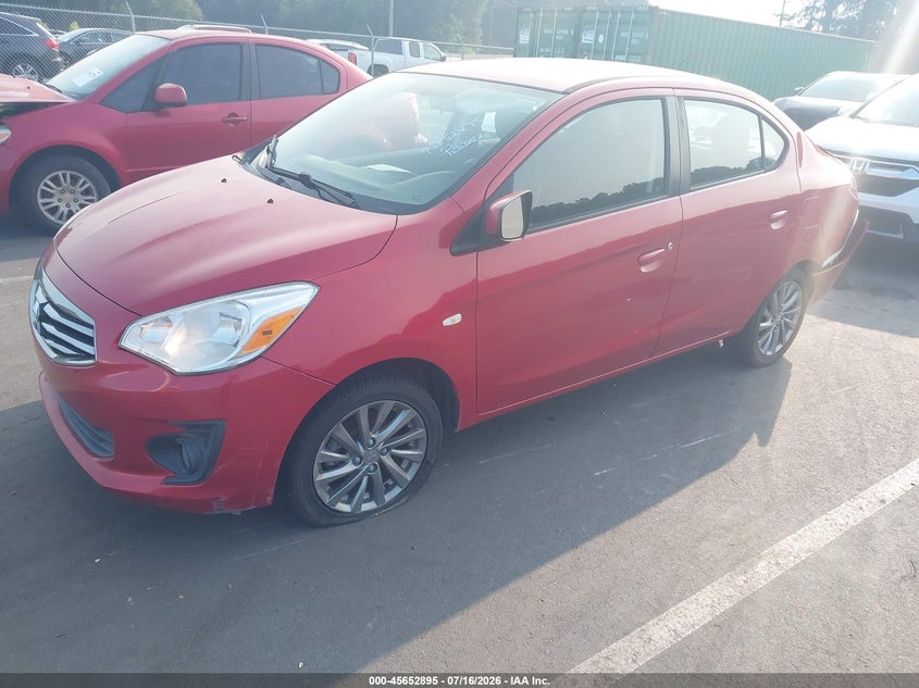 2018 Mitsubishi Mirage VIN ML32F3FJXJHF11409 IAAI salvage auction — NORMAL WEAR, Clear (North Carolina), sold $25 on 2026-07-22 (photo 2)