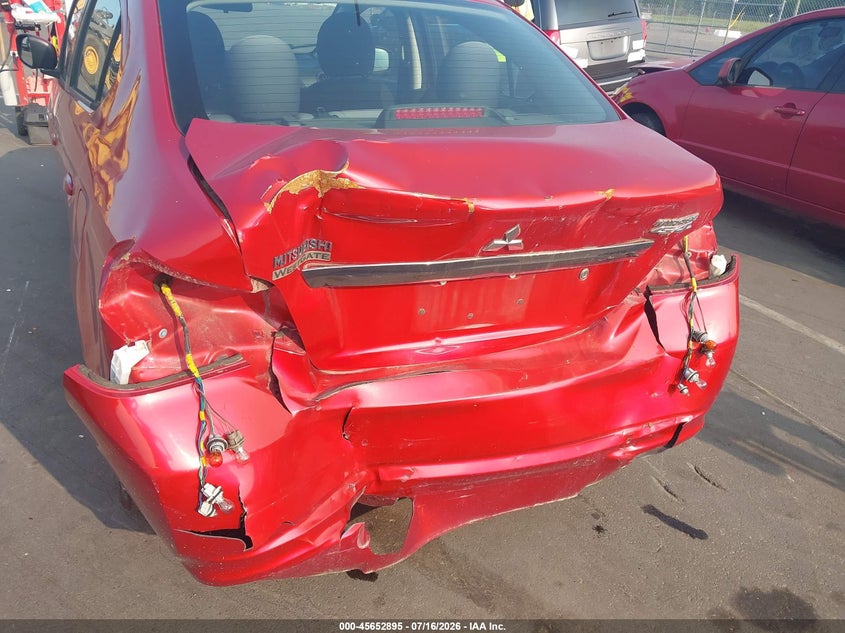 2018 Mitsubishi Mirage VIN ML32F3FJXJHF11409 IAAI salvage auction — NORMAL WEAR, Clear (North Carolina), sold $25 on 2026-07-22 (photo 6)