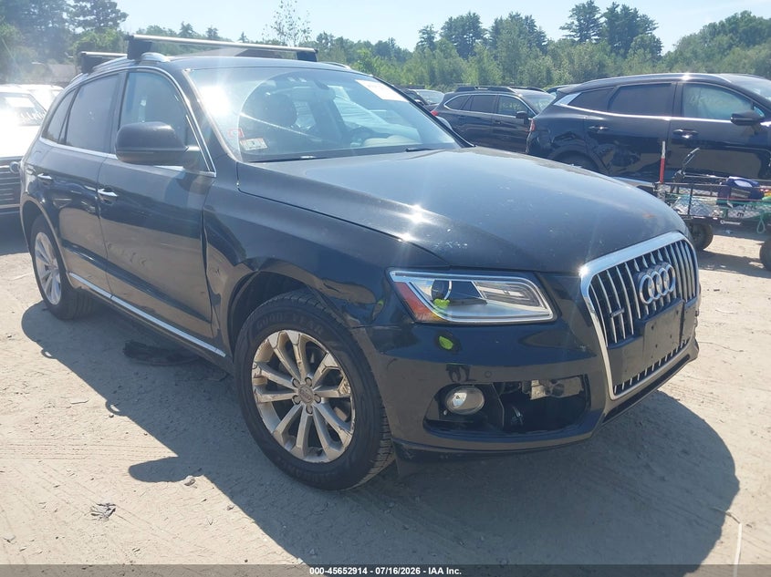 2015 Audi Q5 VIN WA1LFAFP0FA021420 IAAI salvage auction — FRONT END, Clear (Massachusetts), sold $2,700 on 2026-07-31 (photo 6)