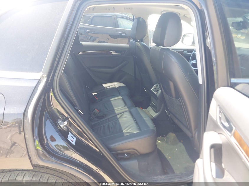 2015 Audi Q5 VIN WA1LFAFP0FA021420 IAAI salvage auction — FRONT END, Clear (Massachusetts), sold $2,700 on 2026-07-31 (photo 8)