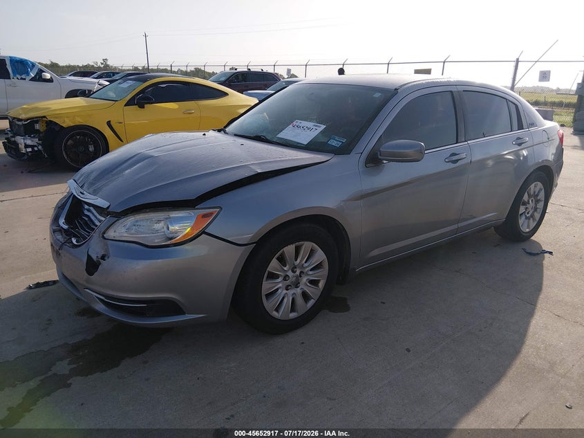 2013 Chrysler 200 VIN 1C3CCBAB0DN640402 IAAI salvage auction — FRONT END, Salvage Title, sold $25 on 2026-09-04 (photo 2)