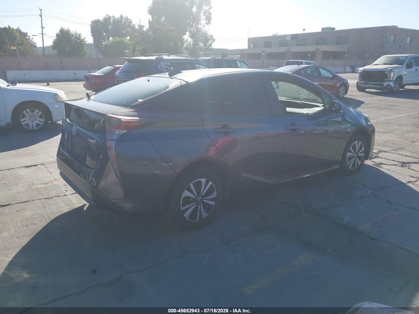 2016 Toyota Prius VIN JTDKBRFU7G3508184 IAAI salvage auction — NORMAL WEAR, Clear - Dealer Only (California), sold $2,050 on 2026-07-29 (photo 4)