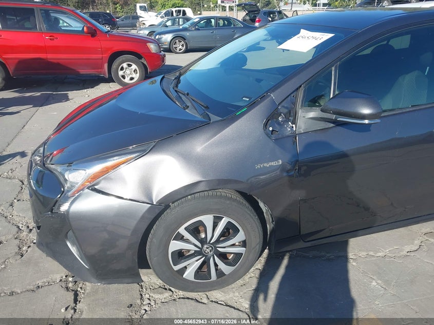 2016 Toyota Prius VIN JTDKBRFU7G3508184 IAAI salvage auction — NORMAL WEAR, Clear - Dealer Only (California), sold $2,050 on 2026-07-29 (photo 6)