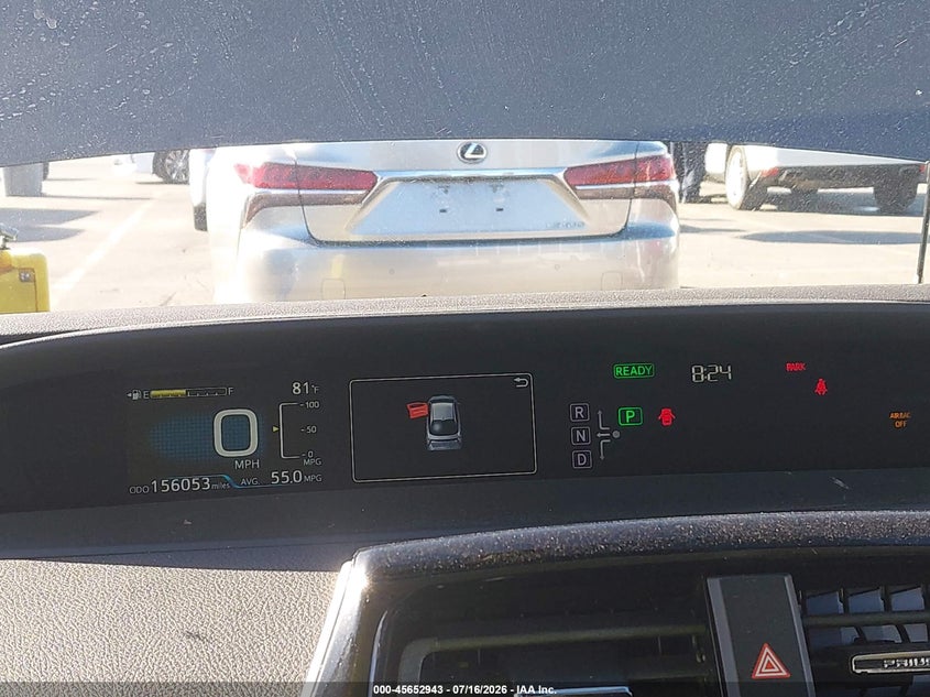 2016 Toyota Prius VIN JTDKBRFU7G3508184 IAAI salvage auction — NORMAL WEAR, Clear - Dealer Only (California), sold $2,050 on 2026-07-29 (photo 7)
