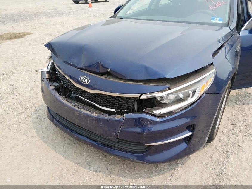 2018 Kia Optima VIN 5XXGT4L3XJG202363 IAAI salvage auction — NORMAL WEAR, Clear (New Jersey), sold $25 on 2026-07-21 (photo 6)