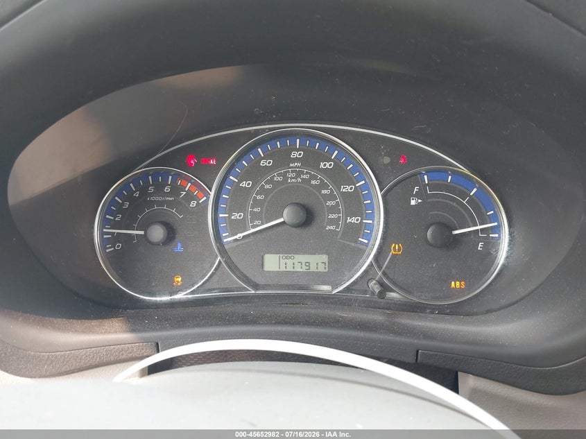 2011 Subaru Forester VIN JF2SHAECXBH745838 IAAI salvage auction — NORMAL WEAR, Clear (Maryland), sold $525 on 2026-07-28 (photo 7)