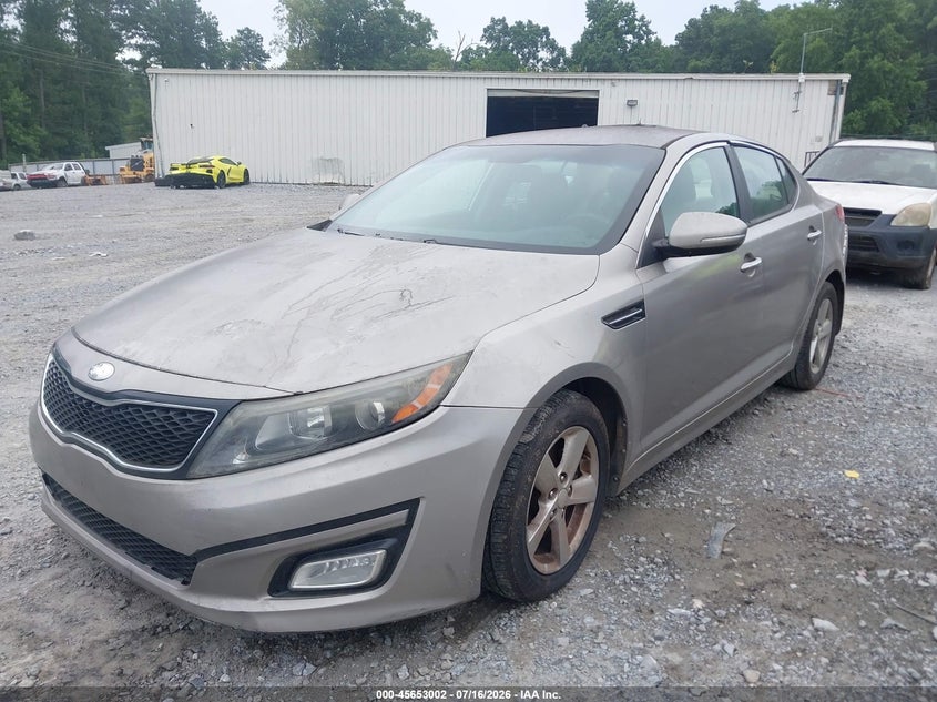 2015 Kia Optima VIN 5XXGM4A75FG449462 IAAI salvage auction — NORMAL WEAR, Clear (Georgia), sold $350 on 2026-07-28 (photo 2)