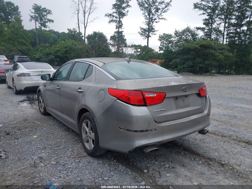 2015 Kia Optima VIN 5XXGM4A75FG449462 IAAI salvage auction — NORMAL WEAR, Clear (Georgia), sold $350 on 2026-07-28 (photo 3)