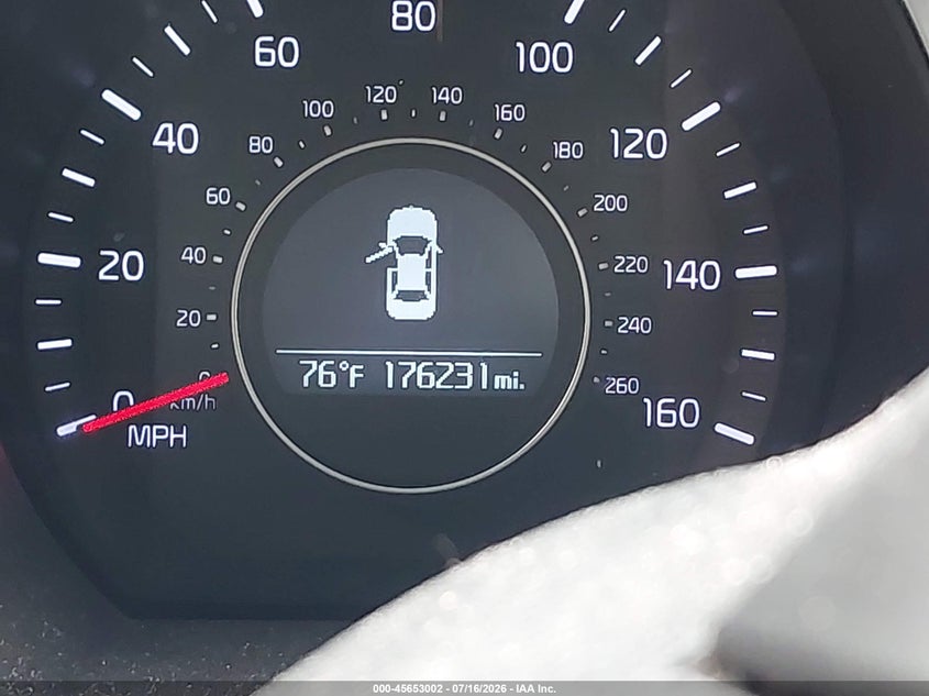 2015 Kia Optima VIN 5XXGM4A75FG449462 IAAI salvage auction — NORMAL WEAR, Clear (Georgia), sold $350 on 2026-07-28 (photo 7)