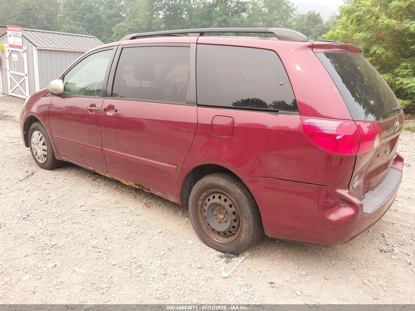 2008 Toyota Sienna VIN 5TDZK23C88S171980 IAAI salvage auction — NORMAL WEAR, Clear (Pennsylvania), sold $175 on 2026-07-28 (photo 3)