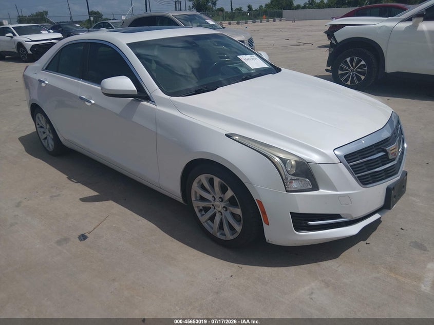 2017 Cadillac Ats VIN 1G6AA5RX9H0177238 IAAI salvage auction — WATER/FLOOD, Salvage Title, sold $3,050 on 2026-07-31 (photo 1)