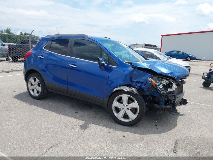 2015 Buick Encore VIN KL4CJASB5FB090686 IAAI salvage auction — FRONT END, Salvage Title, sold $450 on 2026-09-11 (photo 1)