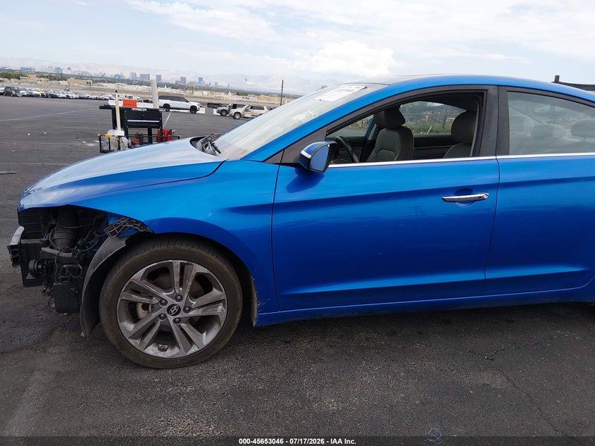 2017 Hyundai Elantra VIN KMHD84LF4HU209565 IAAI salvage auction — FRONT END, Salvage (Nevada), sold $2,700 on 2026-07-31 (photo 6)