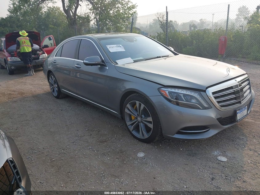2015 Mercedes-benz S-klasse VIN WDDUG8FB8FA116141 IAAI salvage auction — FRONT END, Clear (Illinois), sold $3,450 on 2026-07-28 (photo 1)