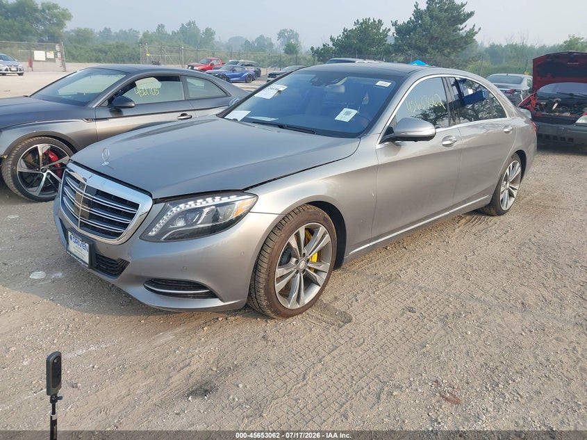 2015 Mercedes-benz S-klasse VIN WDDUG8FB8FA116141 IAAI salvage auction — FRONT END, Clear (Illinois), sold $3,450 on 2026-07-28 (photo 2)