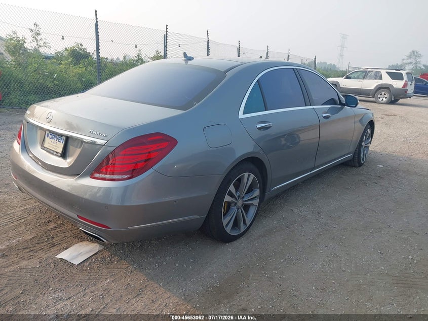 2015 Mercedes-benz S-klasse VIN WDDUG8FB8FA116141 IAAI salvage auction — FRONT END, Clear (Illinois), sold $3,450 on 2026-07-28 (photo 4)