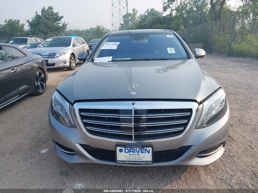 2015 Mercedes-benz S-klasse VIN WDDUG8FB8FA116141 IAAI salvage auction — FRONT END, Clear (Illinois), sold $3,450 on 2026-07-28 (photo 6)