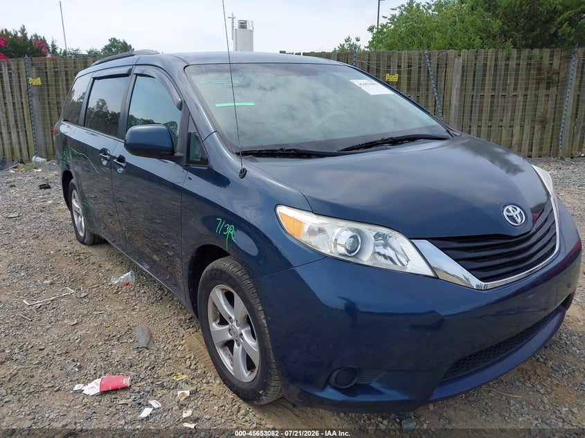 2011 Toyota Sienna VIN 5TDKK3DC2BS093855 IAAI salvage auction — SIDE, Clear (Virginia), sold $2,150 on 2026-07-29 (photo 1)