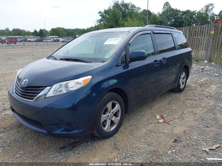 2011 Toyota Sienna VIN 5TDKK3DC2BS093855 IAAI salvage auction — SIDE, Clear (Virginia), sold $2,150 on 2026-07-29 (photo 2)