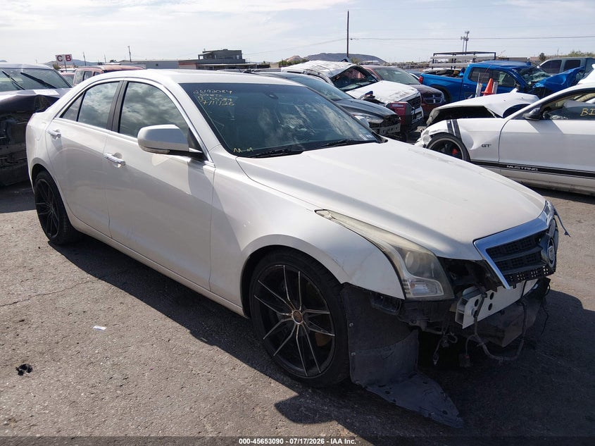 2013 Cadillac Ats VIN 1G6AB5RA0D0120266 IAAI salvage auction — FRONT & REAR, Salvage Title, sold $650 on 2026-09-02 (photo 1)
