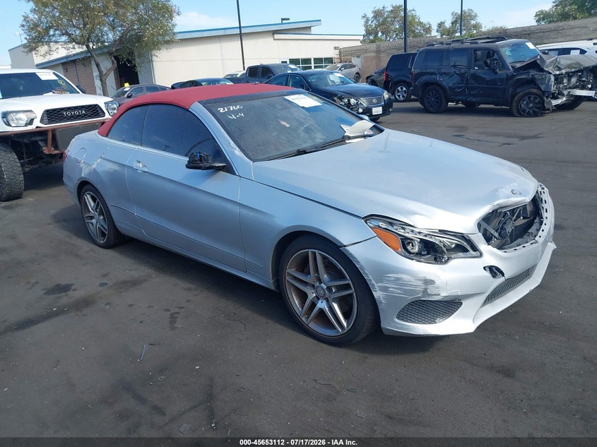 2014 Mercedes-benz E-klasse VIN WDDKK5KF9EF277306 IAAI salvage auction — FRONT END, Salvage Title, sold $1,700 on 2026-08-07 (photo 1)