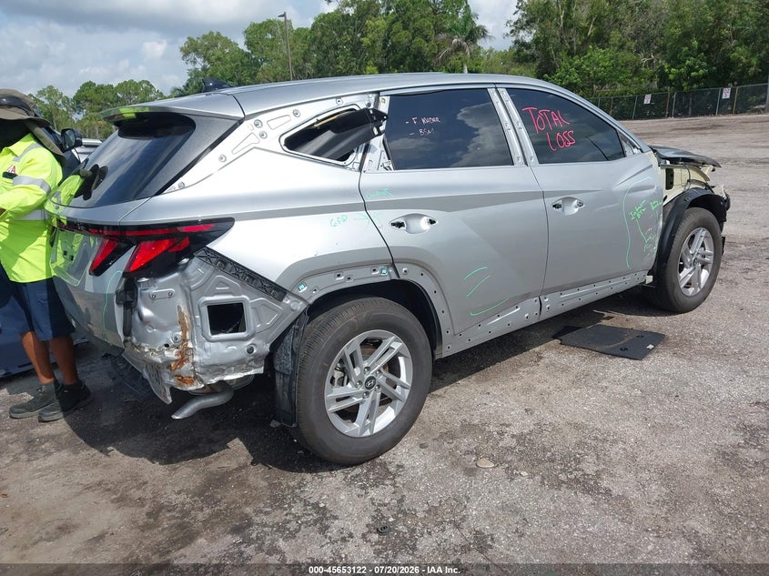 2026 Hyundai Tucson VIN 5NMJA3DE2TH615078 IAAI salvage auction — Front & Rear, Salvage, sold $7,400 on 2026-10-19 (photo 4)
