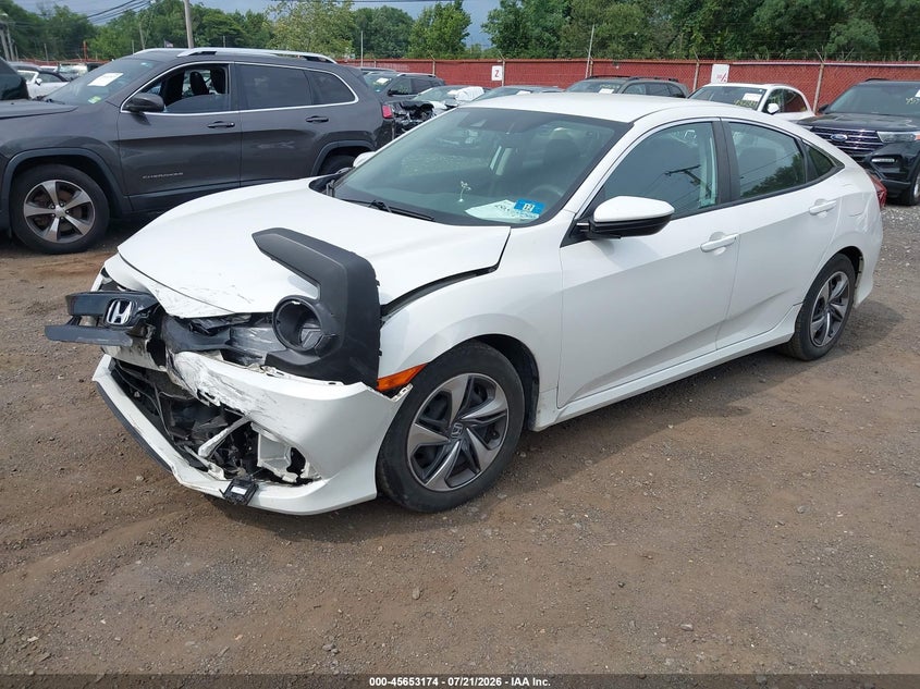 2019 Honda Civic VIN 2HGFC2F66KH512497 IAAI salvage auction — FRONT END, Wait Title, sold $2,100 on 2026-09-05 (photo 2)