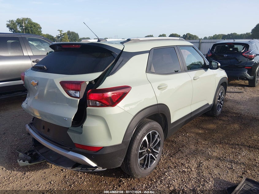 2025 Chevrolet Trailblazer VIN KL79MPSL0SB147323 IAAI salvage auction — REAR END, Salvage Title, sold $7,700 on 2026-09-02 (photo 4)