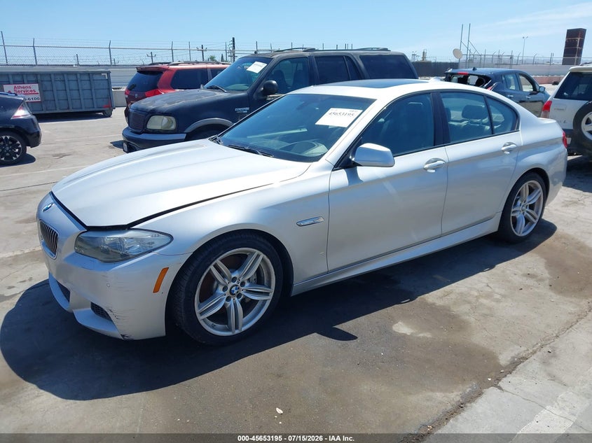 2013 BMW 5er VIN WBAFR7C59DC817288 IAAI salvage auction — NORMAL WEAR, Clear - Dealer Only (California), sold $1,550 on 2026-07-29 (photo 2)